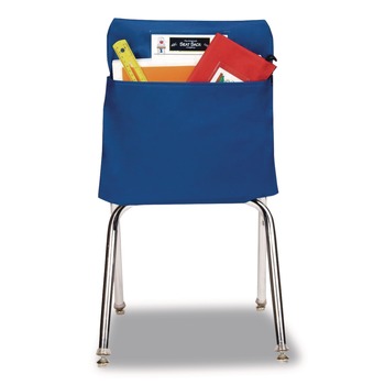 OFFICE FURNITURE AND LIGHTING | Victor 00101 11 x 16 x 14 Elastic-Back Seat Sack for Chairs 12 in. to 17 in. Wide - Blue