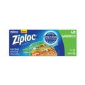 Food Service | Ziploc 383179 6.5 in. x 5.88 in. Resealable Sandwich Bags - Clear (480/Carton) image number 0