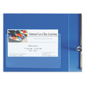 Labels | C-Line 70257 2 x 3.5 Self-Adhesive Top Load Business Card Holders - Clear (10/Pack) image number 2