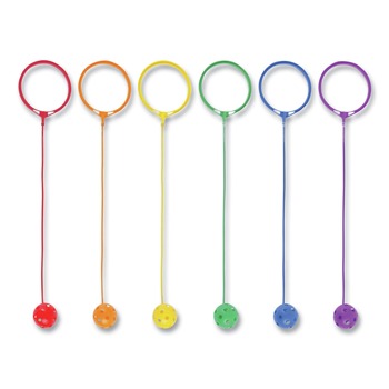Champion Sports SBSET 5.5 in. Diameter Swing Ball Set - Assorted Colors (6/Set)