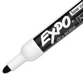 Washable Markers | EXPO 82001A Low-Odor Bullet Tip Dry-Erase Marker - Medium/Black (1-Dozen) image number 3