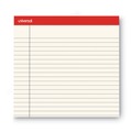 Notebooks & Pads | Universal UNV35882 50-Sheet 8.5 in. x 11 in. Colored Perforated Writing Pads - Wide/Legal Rule, Ivory (1 Dozen) image number 5