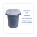 Trash & Waste Bins | Boardwalk H8046TWK 40 in. x 46 in. 45 gal. 0.9 mil Linear Low Density Industrial Can Liners - White (100/Carton) image number 3