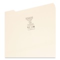 File Folders | Smead 15338 1/3-Cut Tabs Assorted Legal 0.75 in. Expansion Top Tab File Folders with Antimicrobial Product Protection - Manila (100/Box) image number 2