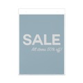 Office Presentation Supplies | Deflecto 68201 Classic Image 8.5 in. x 11 in. Portrait Wall-Mount Sign Holder - Clear image number 3