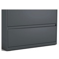 Office Filing Cabinets & Shelves | Alera 25495 36 in. x 18.63 in. x 52.5 in. 4 Legal/Letter/A4/A5 Size Lateral File Drawers - Charcoal image number 3