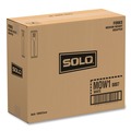 Cutlery | SOLO MOW1-0007 Individually Wrapped Regal Mediumweight Plastic Cutlery Fork - White (1000/Carton) image number 2