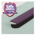 File Folders | Smead 14982 2 in. Expansion 2/5-Cut Two SafeSHIELD Coated Fasteners Letter Size Recycled Pressboard Folders - Gray-Green (25/Box) image number 3