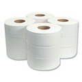 Toilet Paper | Morcon Paper M99 3.3 in. x 1,000 ft 2-Ply Septic Safe Bath Tissue - Jumbo White (12/Carton) image number 3