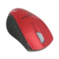 Back to School Sale | Innovera IVR62204 2.4 GHz Frequency 30 ft. Wireless Range Left/Right Hand Use Mini Wireless Optical Mouse - Red/Black image number 1