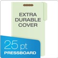 File Folders | Pendaflex 17186 1/3-Cut Tabs 2 in. Expansion 2 Fasteners Legal Size Heavy-Duty Pressboard Folders with Embossed Fasteners - Green (25/Box) image number 5