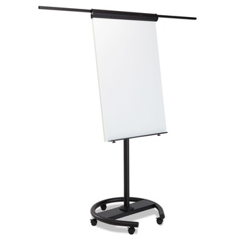 EASELS | MasterVision EA4806156 27 in. x 41 in. 360 Multi-Use Mobile Magnetic Dry Erase Easel - Black Frame