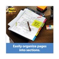 Page Flags | Post-it Tabs 686-ROYGB 2 in. Wide 1/5-Cut Solid Color Tabs - Assorted Colors (30/Pack) image number 5