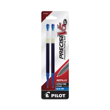 PRODUCTS | Pilot 77274 Pilot Extra-Fine Conical Tip Rollerball Pen Refill - Blue Ink (2/Pack)