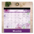 Bulletin Boards | AT-A-GLANCE SK38-704 12 Month: Jan 2026 to Dec 2026 21.75 in. x 17 in. Floral Artwork Beautiful Day Desk Pad Calendar - Assorted Color Sheets, Black Binding image number 3