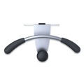 Wall Racks & Hooks | Alba PMMOUSPART Hanger Shaped Metal/Foam/ABS Partition Coat Hook - Silver/Black image number 0