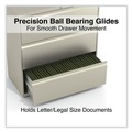 Office Filing Cabinets & Shelves | Alera 25488 36 in. x 18.63 in. x 40.25 in. 3 Legal/Letter/A4/A5 Size Lateral File Drawers - Putty image number 3