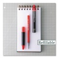 Pens | Pilot PIL17372 Frixion Synergy Clicker Erasable Gel Pen, Retractable, Extra Fine 0.5 mm, Red Ink, Black/Red Barrel, Dozen image number 5