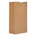  | Ross & Wallace Paper Products 100320500PK/BL 8.25 in. x 5.25 in. x 16.13 in. #20 Size Grocery Paper Bags - Kraft (500/Bundle) image number 0