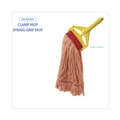  | Boardwalk BWK503OR Super Loop Cotton/Synthetic Fiber Wet Mop Head - Large, Orange (12/Carton) image number 7