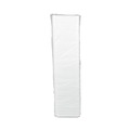 Food Trays, Containers, and Lids | Pactiv Corp. 0TF100200000 8.2 in. x 5.7 in. x 0.91 in. No. 2 Foam Supermarket Tray - White (500/Carton) image number 3