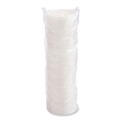  | Dart 8FTL Lift 'n' Lock 8 oz. Foam Cup and Container Lids - White (1000/Carton) image number 1