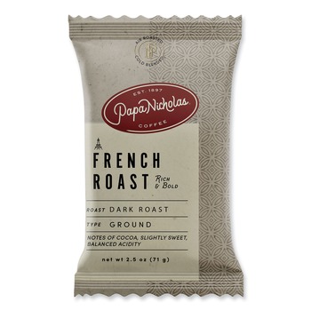  | PapaNicholas Coffee 25183 Premium Coffee - French Roast (18/Carton)