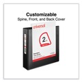Binders | Universal UNV20745PK 11 x 8.5 2 in. Capacity Slant D-Ring View Binder, 3 Rings - Black (6/Carton) image number 6