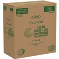 Just Launched | Dart C57PST1 ClearSeal 5.8 in. x 6 in. x 3 in. Hinged-Lid Plastic Containers - Clear (500/Carton) image number 5