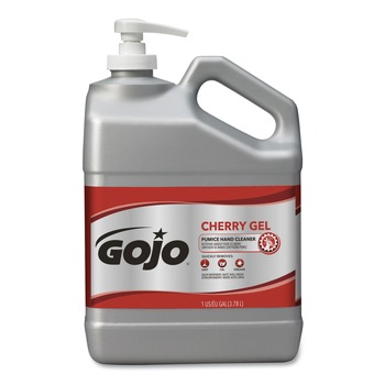 GOJO Industries 2358-02 1 Gallon Cherry Gel Pumice Hand Cleaner - Cherry Scent
