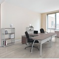 Office Filing Cabinets & Shelves | Linea Italia LITTR735MOC 31-1/2 in. x 11-5/8 in. x 43-1/4 in. Three-Shelf Trento Line Bookcase - Mocha image number 8