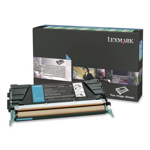 Ink & Toner | Lexmark C5340CX 7000 Page-Yield Return Program Extra High-Yield Toner - Cyan image number 0
