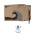 Cutlery | Boardwalk BWKKNIHWPPBIW Heavyweight Wrapped Polypropylene Knife - Black (1000/Carton) image number 3