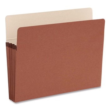 Smead 73230 3.5 in. Expansion SuperTab Pockets - Letter Size/Redrope (25/Box)