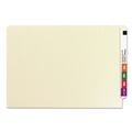 File Folders | Smead 37115 End Tab 11-pt Manila 2-Fastener Folders with Reinforced Straight Tabs - Legal Size/Manila Exterior (50/Box) image number 4