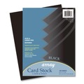 Cover & Cardstock | Pacon P101187 8.5 x 11 65 lb Cover Weight Array Card Stock - Black (100/Pack) image number 1