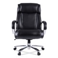 Office Chairs | Alera ALEMS4419 Maxxis Series 19.7 in. to 25 in. Seat Height Supports 500 lbs. Big/Tall Bonded Leather Chair - Black Seat/Back, Chrome Base image number 1