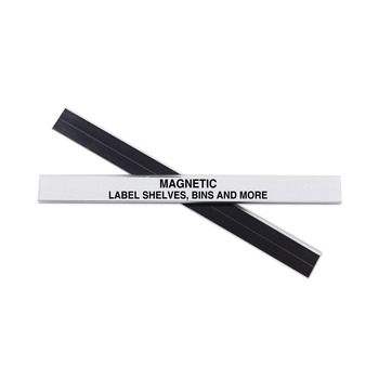 C-Line 87207 0.5 in. x 6 in. HOL-DEX Side Load Magnetic Shelf/Bin Label Holders - Clear (10/Box)