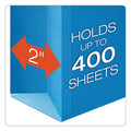 File Folders | Pendaflex 59202 1/5-Cut Tabs 2 in. Capacity 1 Section Letter Size SureHook Reinforced Extra-Capacity Hanging Box File - Blue (25/Box) image number 1