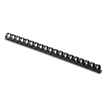 OFFICE AND OFFICE SUPPLIES | Fellowes Mfg Co. 52326 1/2 in. Diameter 90 Sheet Capacity Plastic Comb Bindings - Black (100/Pack)