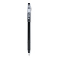 Pens | Pilot 32465 Fine 0.7 mm Black Ink Clipless Stick FriXion ColorSticks Erasable Gel Pen - Black Barrel ( 1-Dozen) image number 0