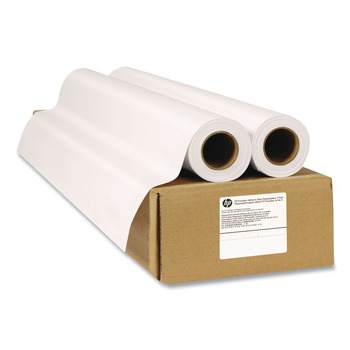 PAPER AND PRINTABLES | HP C0F29A Everyday 42 in. x 75 ft. Adhesive Polypropylene Poster Rolls - Gloss White (2-Rolls/Pack)