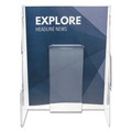 Desk Shelves | Deflecto 55501 9.13 in. x 3.25 in. x 11.88 in. Stand-Tall Wall-Mount Magazine Literature Rack - Clear image number 1