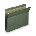 File Folders | Smead 64259 2 in. Capacity Letter Size Box Bottom Hanging File Folders - Standard Green (25/Box) image number 1