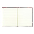 Recordkeeping & Forms | National 56231 Texthide 10.38 in. x 8.38 in. Sheets Eye-Ease Record Book - Black/Burgundy/Gold Cover image number 2