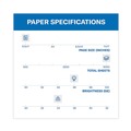 Back to School Sale | Hammermill 103283 Fore 8.5 in. x 11 in. 96 Bright 24 lbs. Bond Weight Multipurpose Print Paper - White (10/Carton) image number 2