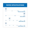 Back to School Sale | Hammermill 10500-7 Copy Plus 8.5 in. x 11 in. 92 Bright 20 lbs. Bond Weight Print Paper - White (10/Carton) image number 2