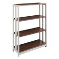Office Filing Cabinets & Shelves | Linea Italia LITTR735MOC 31-1/2 in. x 11-5/8 in. x 43-1/4 in. Three-Shelf Trento Line Bookcase - Mocha image number 0