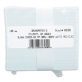 Label & Badge Holders | SICURIX BAU80300 2-1/8 in. x 3-3/8 in. Blank ID Card - White (100/Pack) image number 2