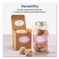 Back to School Sale | Avery 22804 1.5 in. x 2.5 in. Oval Labels with Sure Feed and Easy Peel - Glossy White (180/Pack) image number 4